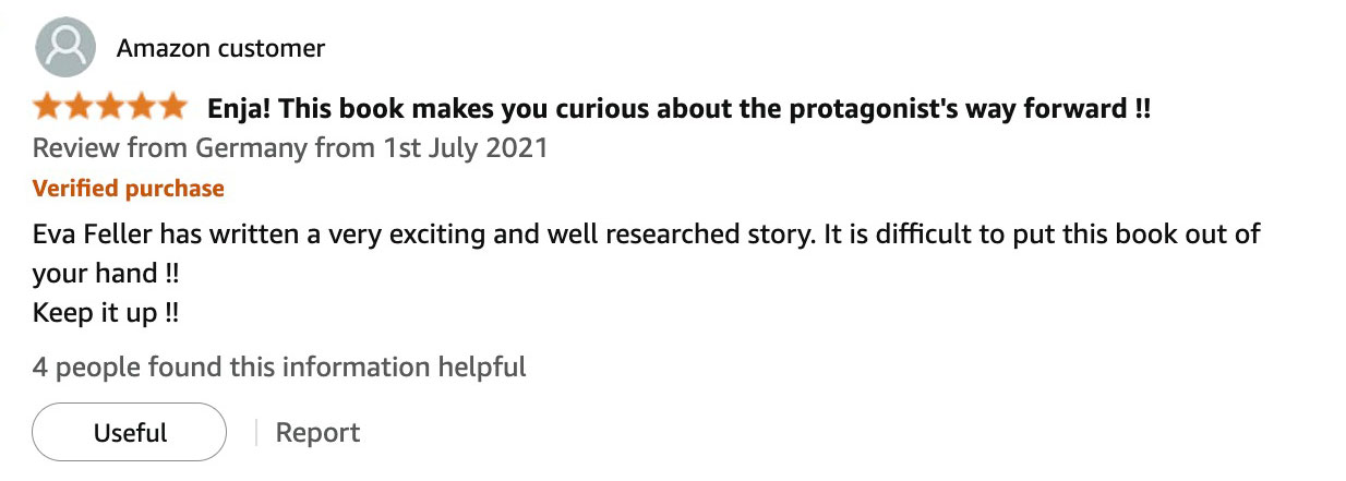 Amazon reader review 12 of The Highlanderess