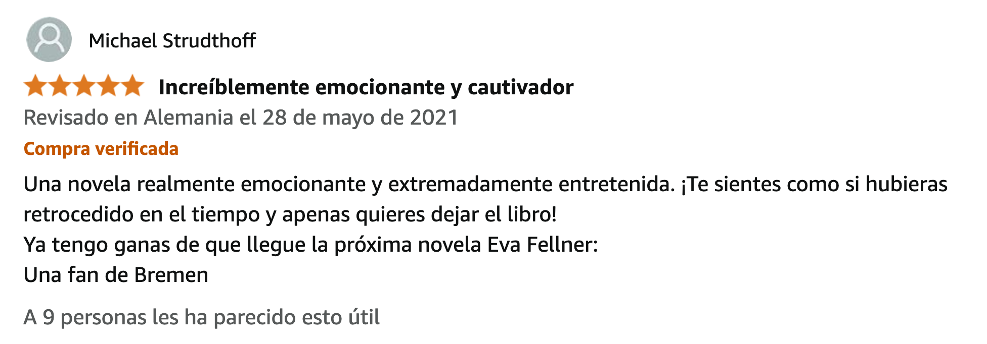 Reseña 6 de lectores de La Highlanderess