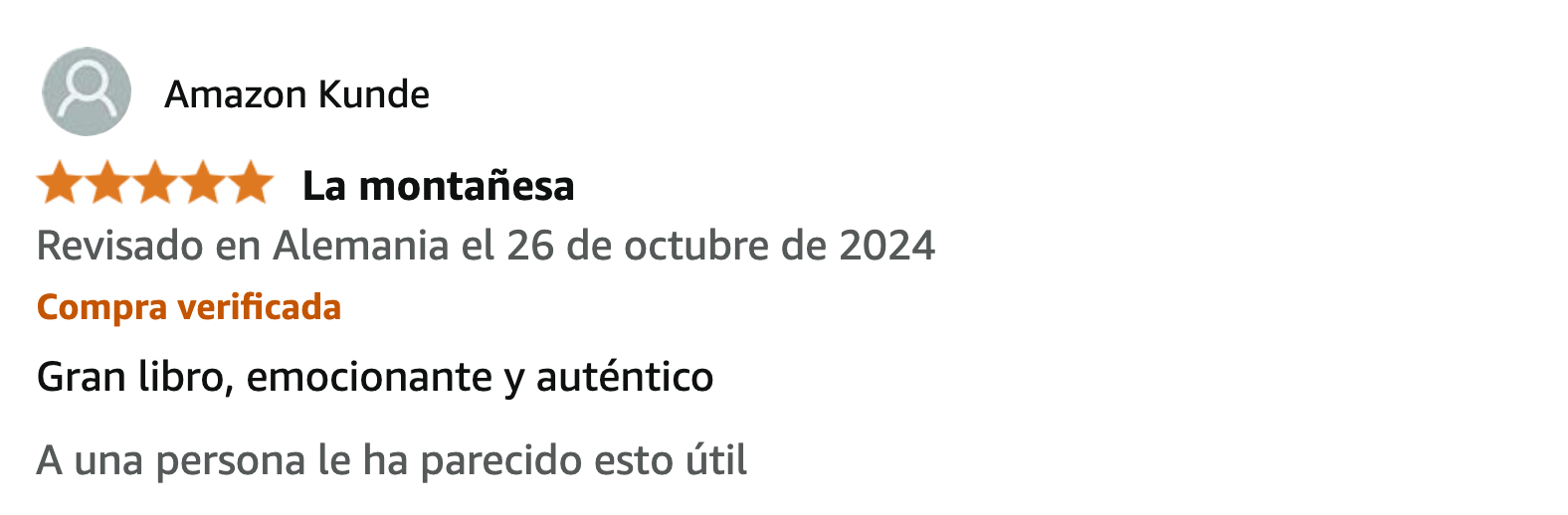 Reseña 15 de lectores de La Highlanderess