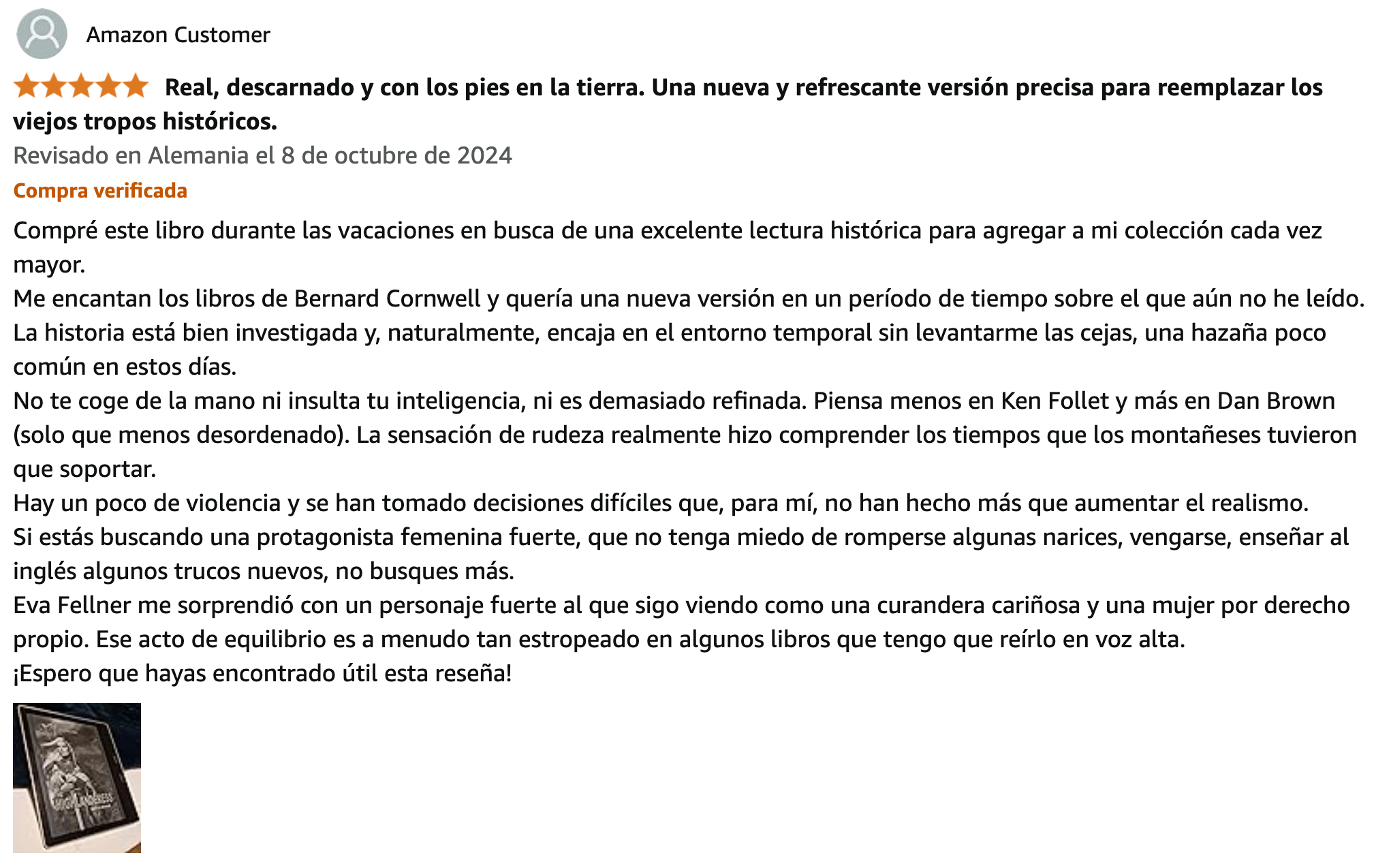 Reseña 21 de lectores de La Highlanderess