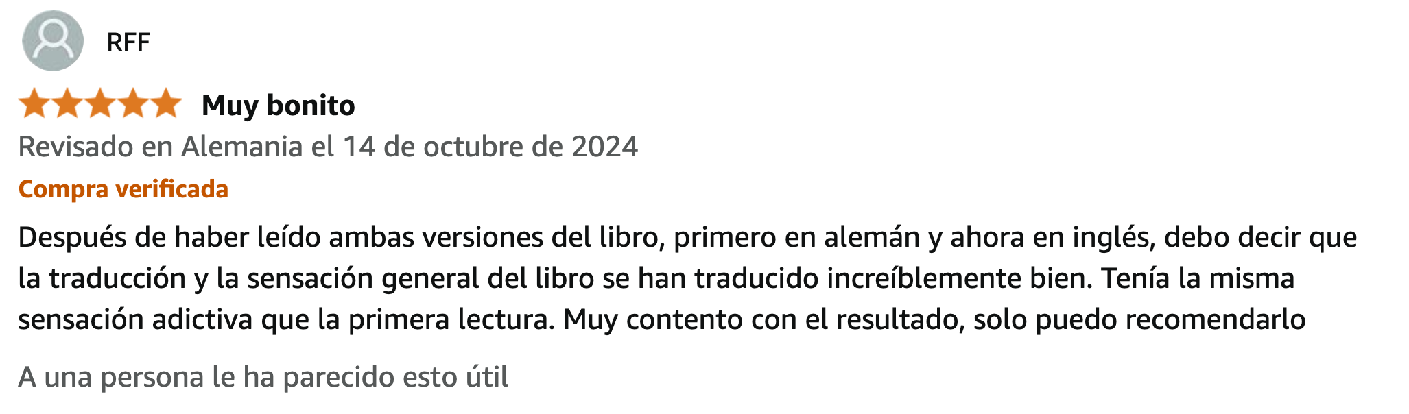 Reseña 24 de lectores de La Highlanderess
